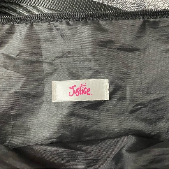 Justice Sequin Cheer bag black and Pink. - Picture 5 of 7